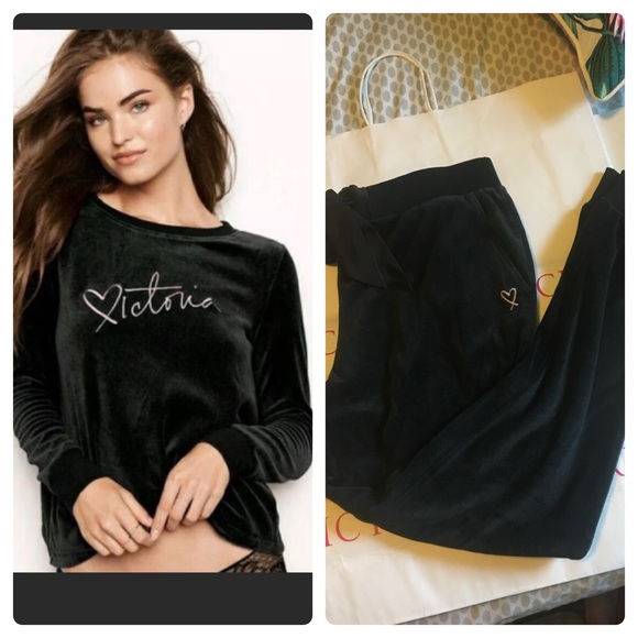 Victoria's Secret Other - Victoria’s Secret velvet outfit pajamas